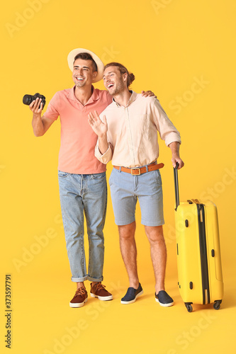 Couple of gay tourists on c...