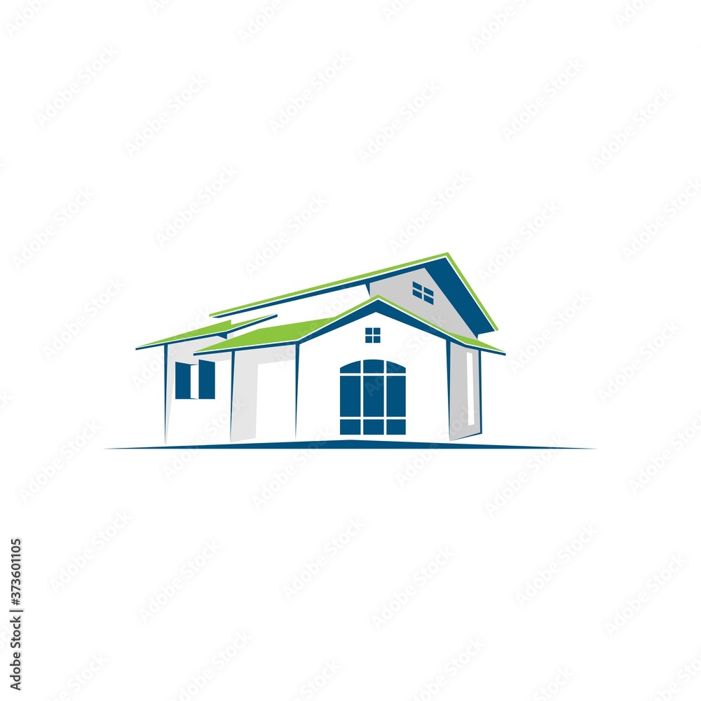 Real Estate vector logo design template. House abstract concept icon. Realty construction architecture symbol. Real Estate vector logo design template. House abstract concept icon. Realty construction architecture symbol.