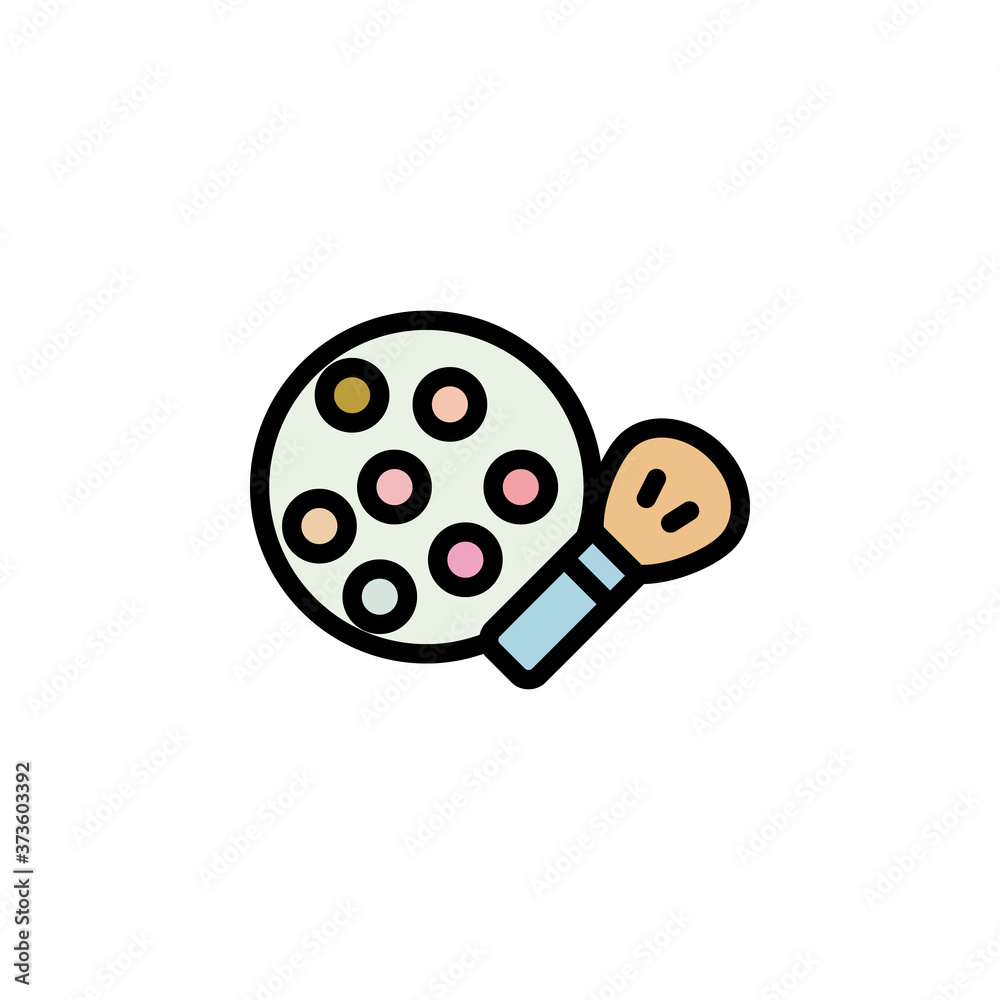 powder outline icon. Elements of Beauty and Cosmetics illustration icon. Signs and symbols can be used for web, logo, mobile app, UI, UX powder outline icon. Elements of Beauty and Cosmetics illustration icon. Signs and symbols can be used for web, logo, mobile app, UI, UX