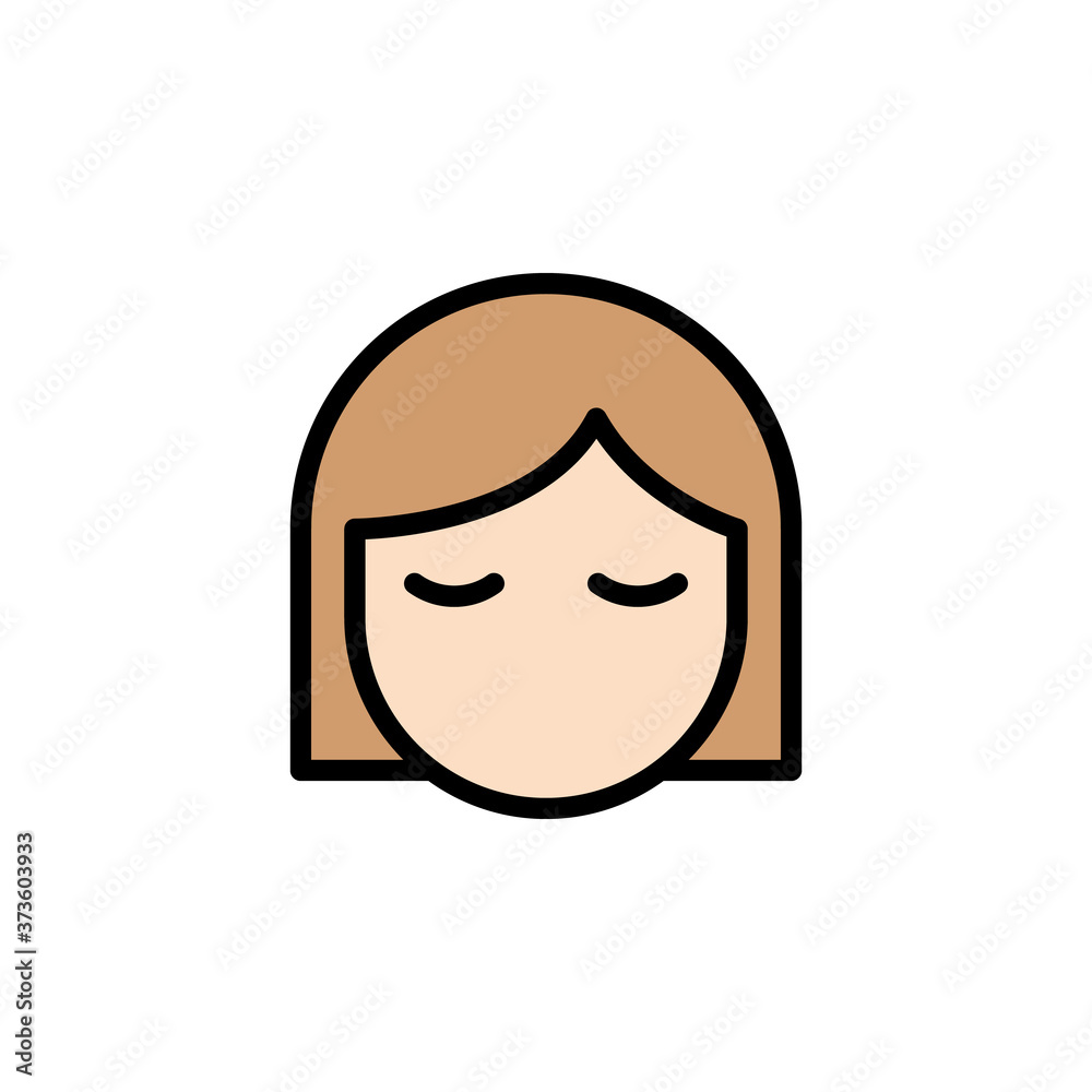 makeup, woman outline icon. Elements of Beauty and Cosmetics illustration icon. Signs and symbols can be used for web, logo, mobile app, UI, UX