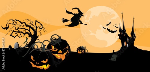 Spooky Halloween Scene
