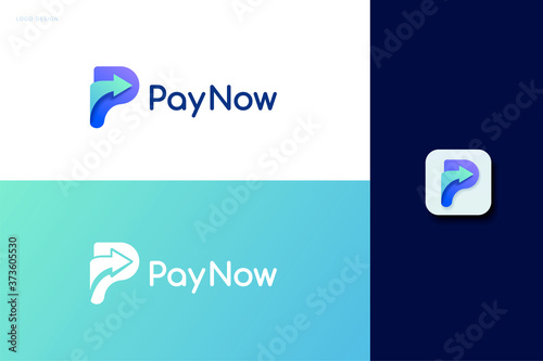 Pay now logo set