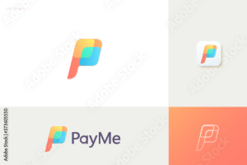 Pay me logo set