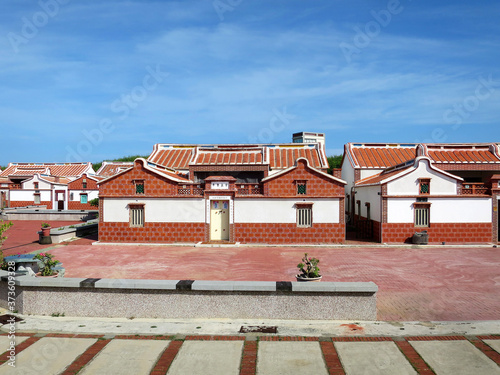 The Cheng Village historical houses (七美鄭家莊) in Qimei (sometimes spelled Cimei) Island, Penghu County, TAIWAN photo