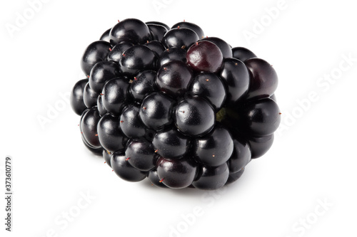 blackberries isolated on white background. healthy background. macro