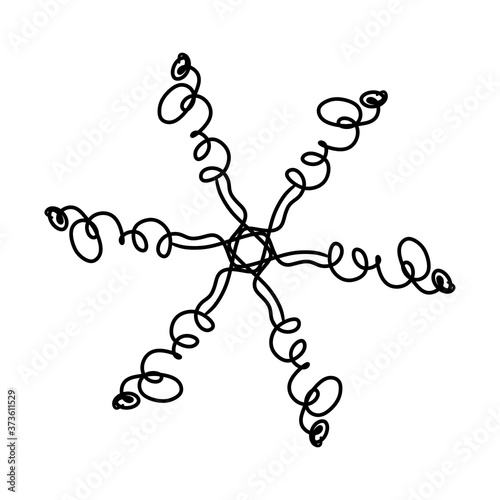 Circular pattern in form of mandala for Henna, Mehndi, tattoo, decoration. Decorative ornament in ethnic oriental style. Coloring book page.
