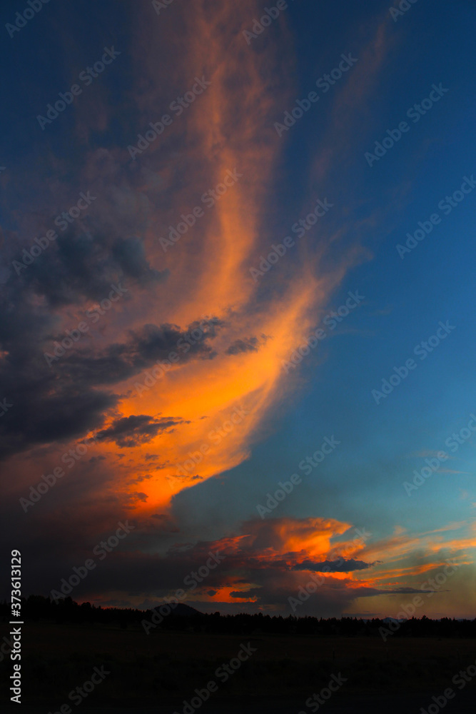 Sunset in Central Oregon