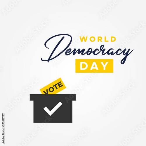 World Democracy Day Vector Design Illustration