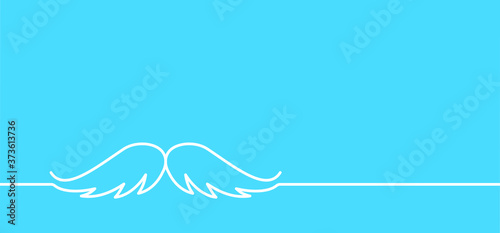 Slogan No shave or shaving moustache, mustache or beard men face. Men's Day. Awareness blue ribbon, medical symbol for psa prostate cancer month in november. Vector best quote signs