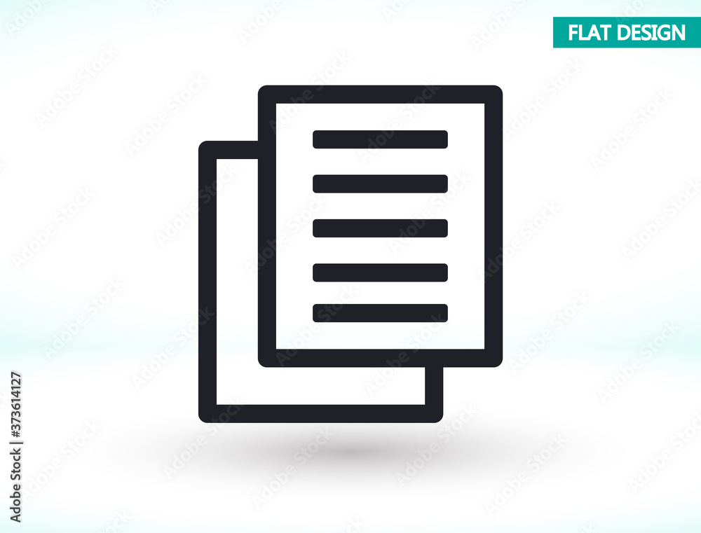 Files vector icon , lorem ipsum Flat design Files vector icon , lorem ipsum Flat design
