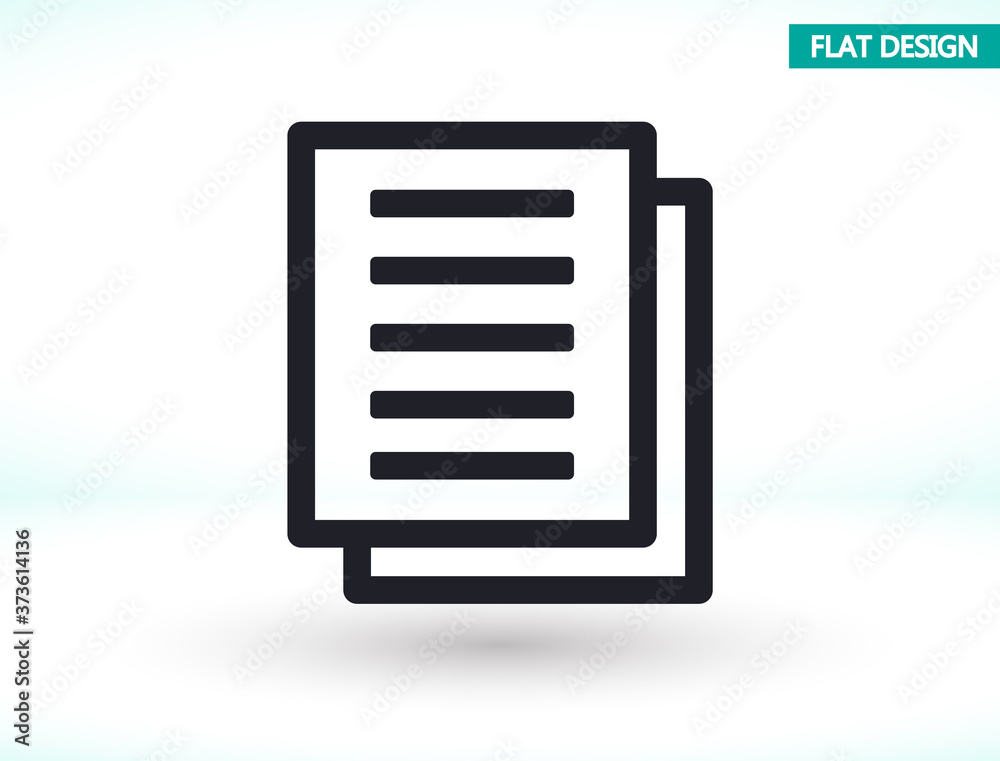 Files vector icon , lorem ipsum Flat design Files vector icon , lorem ipsum Flat design