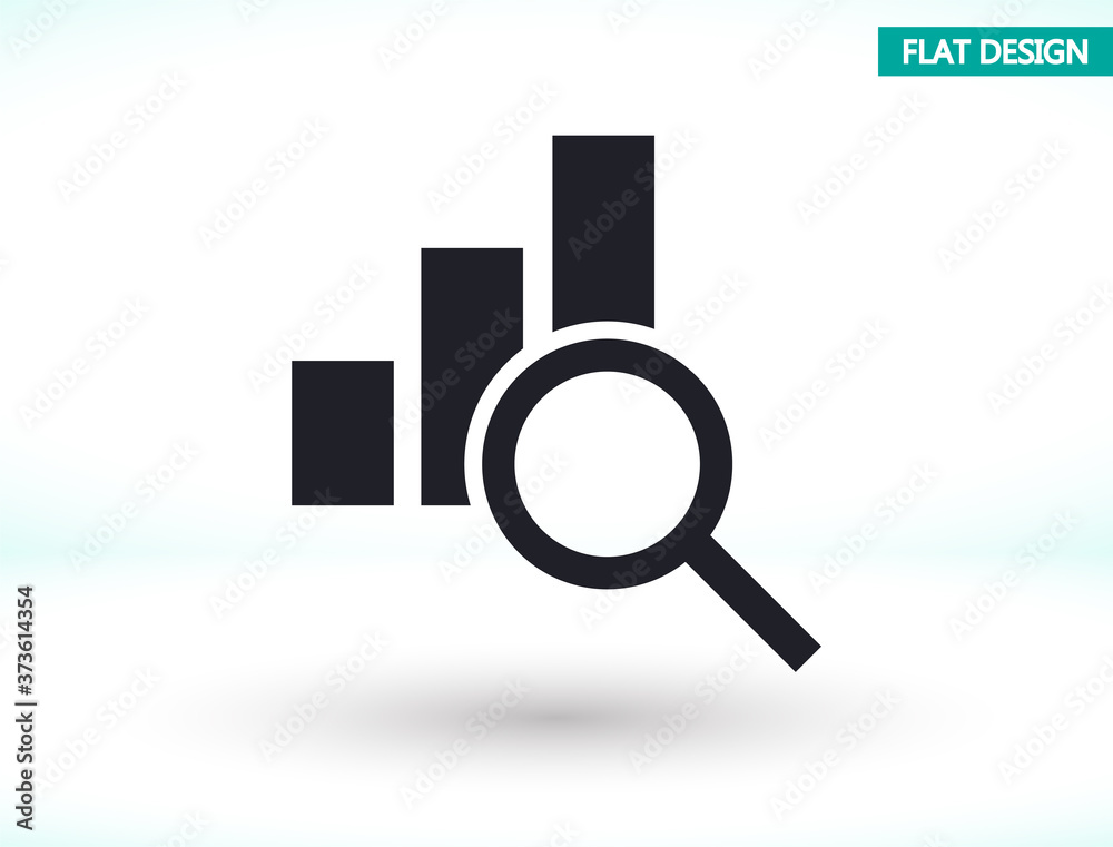 Chart vector icon , lorem ipsum Flat design Chart vector icon , lorem ipsum Flat design