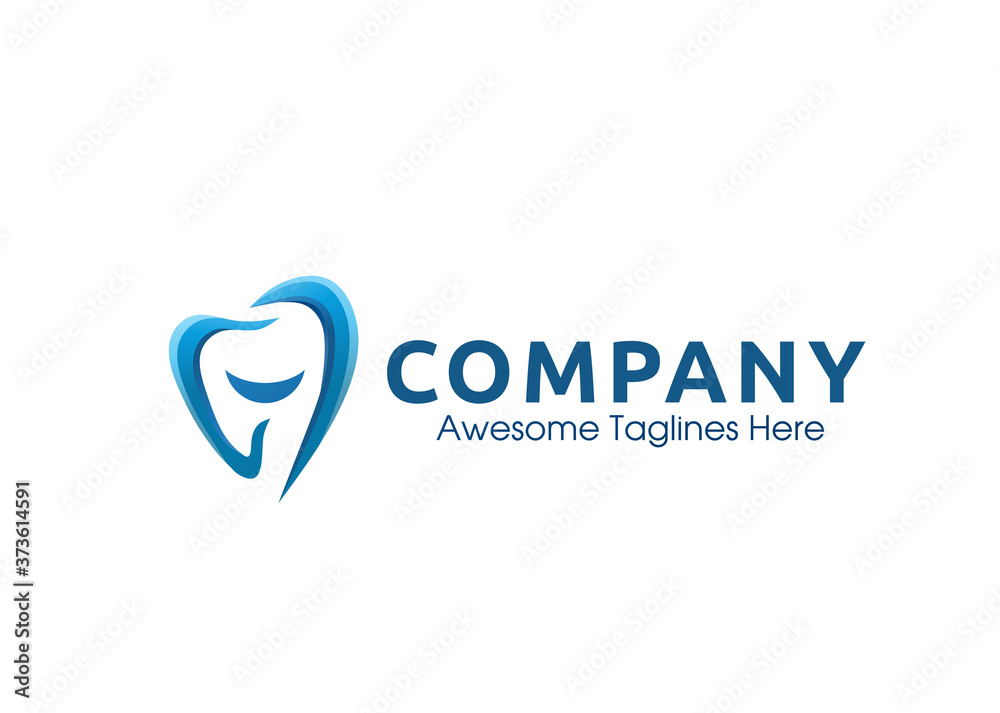 creative smile dental clinic Logo vector Design creative smile dental clinic Logo vector Design