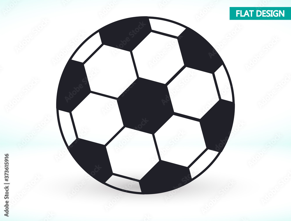 Soccer ball vector icon , lorem ipsum Flat design Soccer ball vector icon , lorem ipsum Flat design