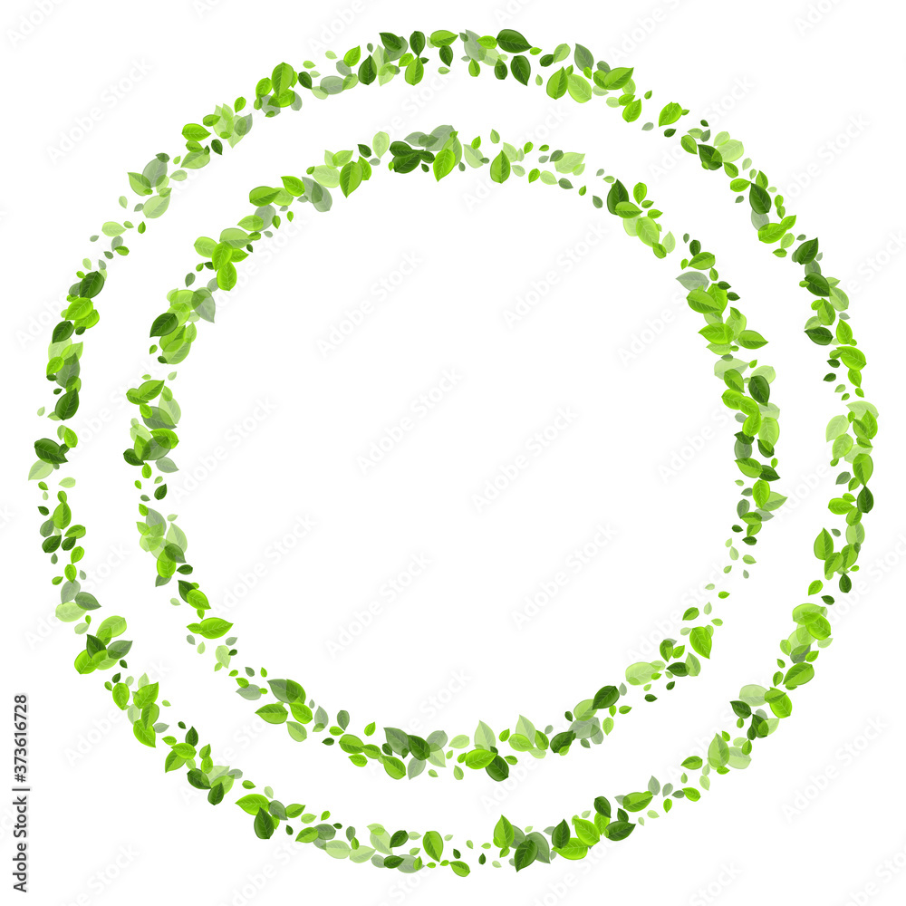 Forest Foliage Wind Vector Concept. Flying Leaf Forest Foliage Wind Vector Concept. Flying Leaf
