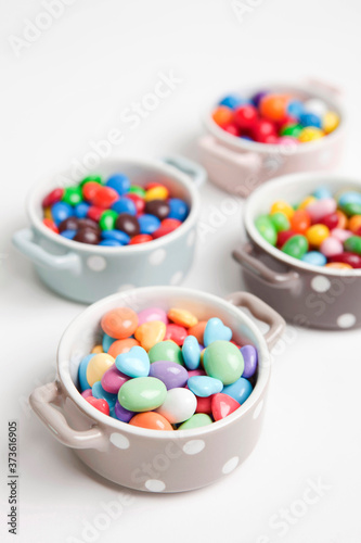 candies and chocolates in dish