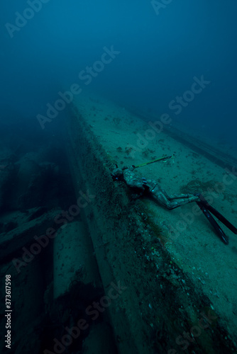 Wreck Freediving © Michael