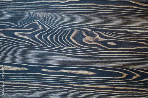 The texture of the wood treated by the method of brushing. Pine.