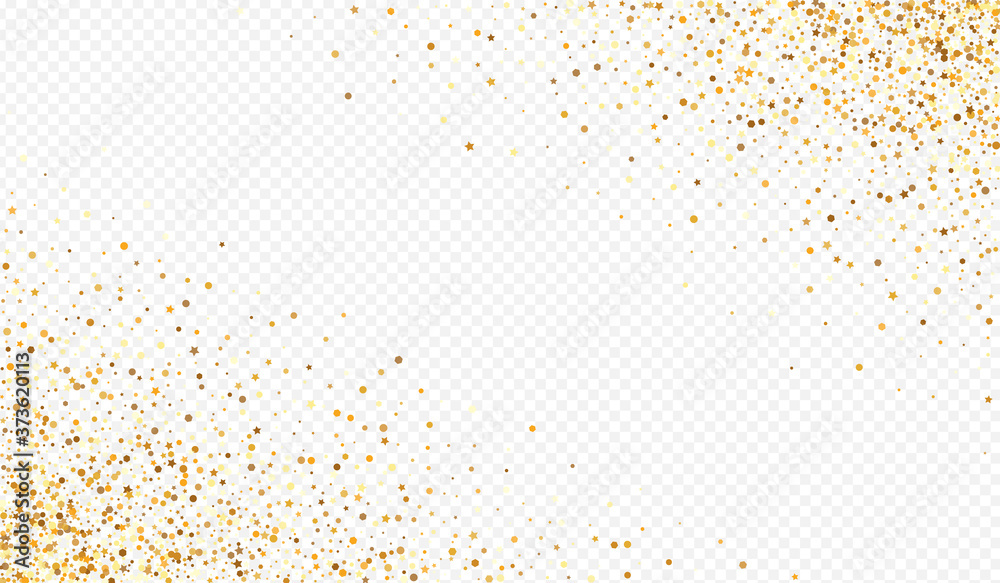 Gold Dot Modern Transparent Background. Rich 