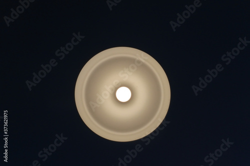 Low angle view of ceiling light