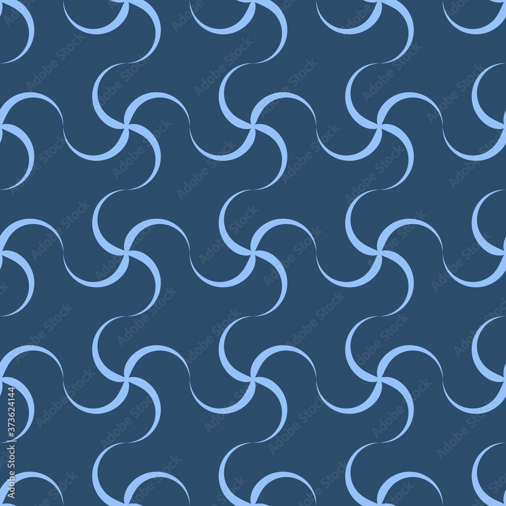 Japanese Spiral Windmill Vector Seamless Pattern Japanese Spiral Windmill Vector Seamless Pattern