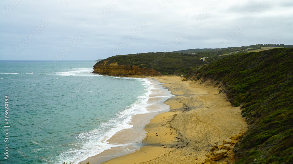 Bells beach on the Great Ocean Road in Victoria, Australia