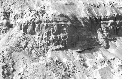 wallpaper, white silicate sand, quarry, mountain