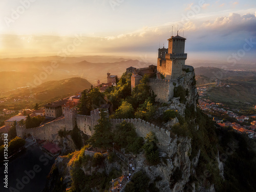 San Marino's Castle in Romagna Italy
