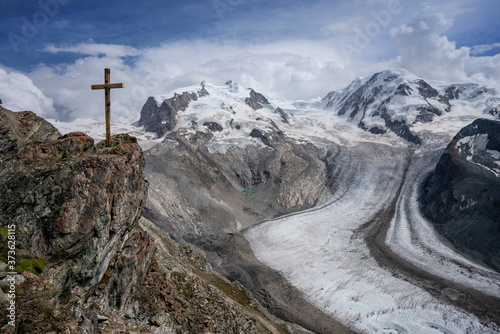 Monterosa Glacier at 3100 m