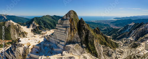 Carrara Quarry of marble  photo