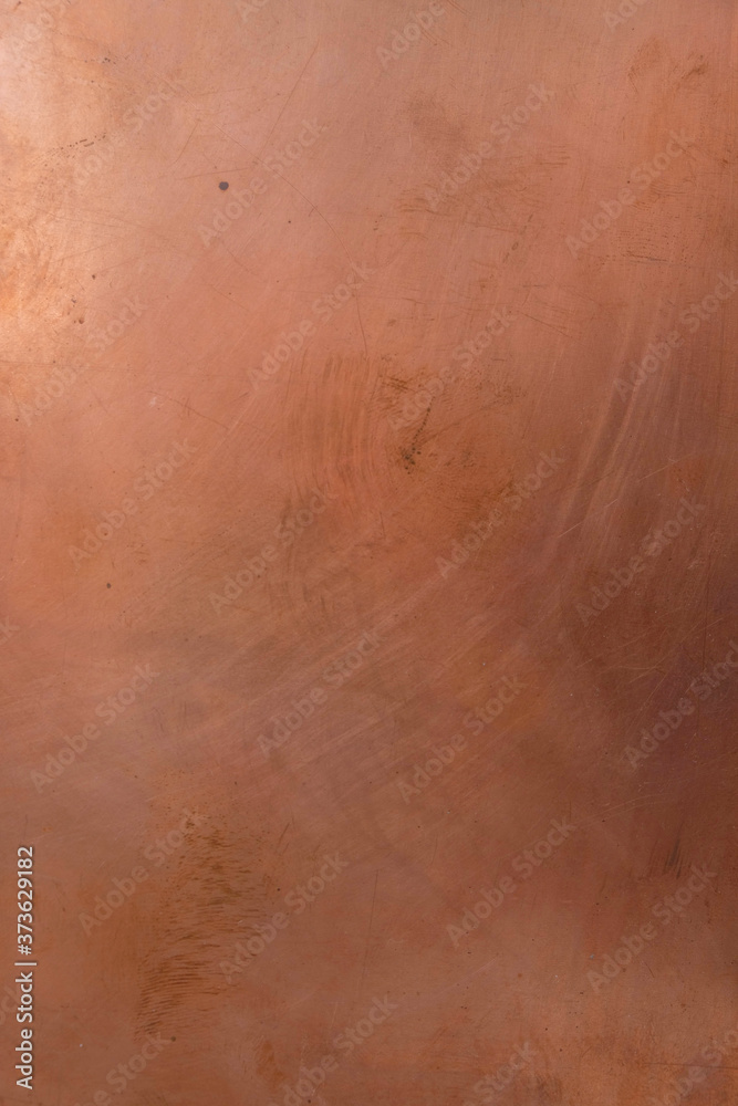 Fototapeta premium Copper background. Vertical image.