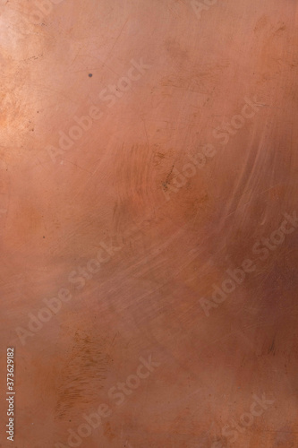 Copper background. Vertical image.