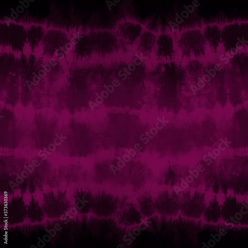 Obraz na płótnie Quality genuine tie dye repeat pattern in black and raspberry pink. Seamless repeating pattern. 