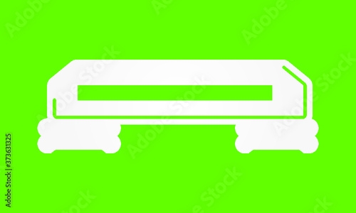 Gym Step icon vector