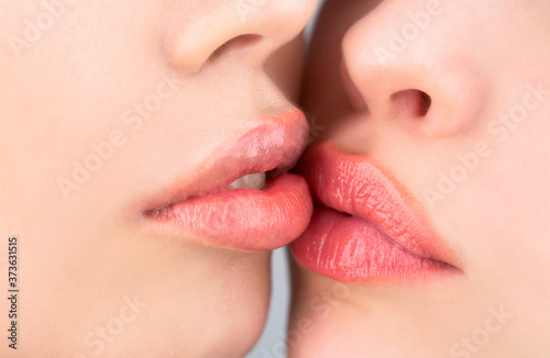 Hot Lesbian Girl Kissing
