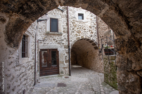 santo stefano national park of gransasso italy photo