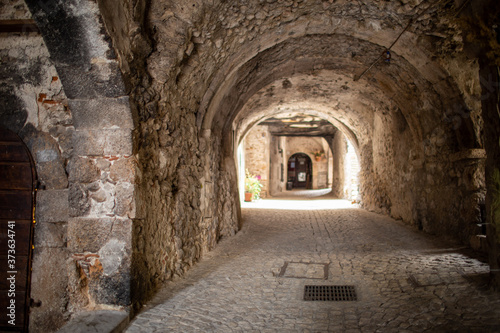 Santo Stefano  of Sessanio  country in the national park of the gran sasso abruzzo photo