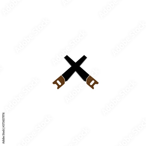 metal saw vector