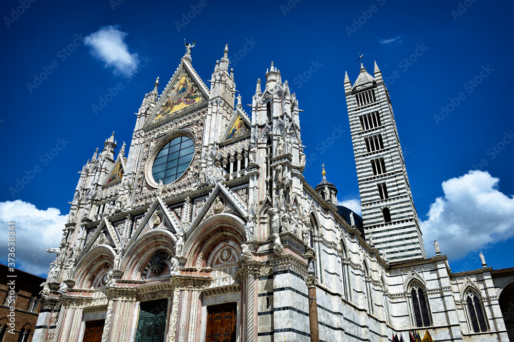 Architecture Cathedral of Siena, Italy