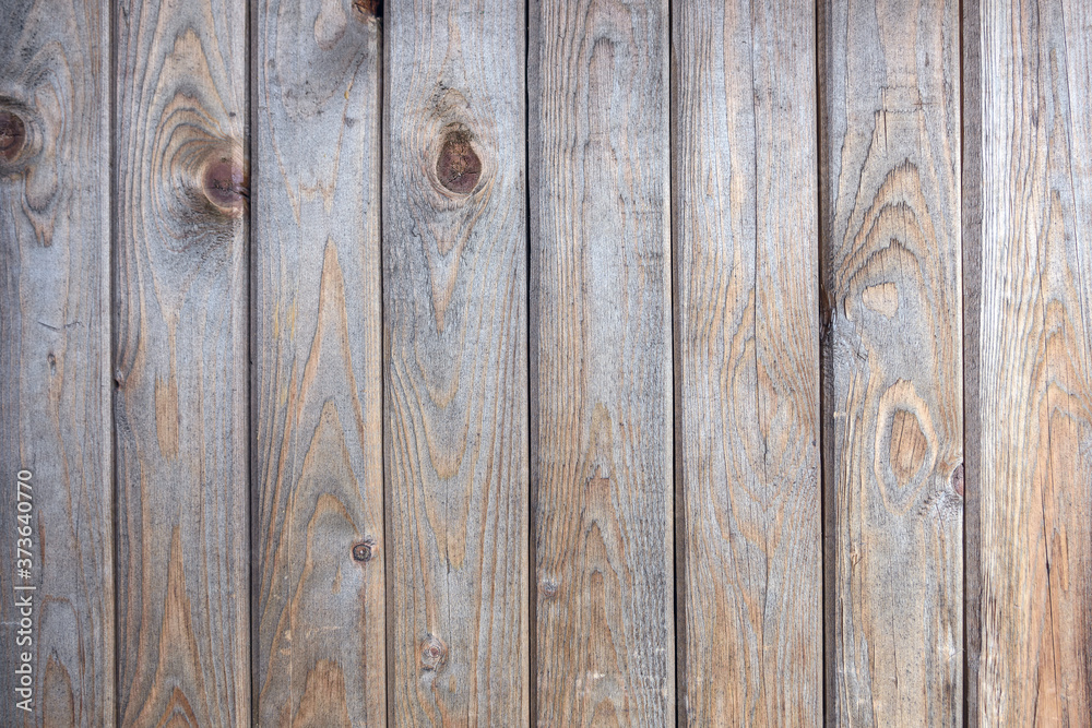 Naklejka premium Old wooden texture for the background. Natural pattern for design. Close up. Copy space.