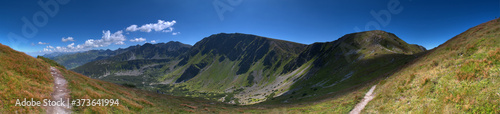 Panorama Przedni Salatyn Grań okolice Brestowej - Tatry Zachodnie Słowacja