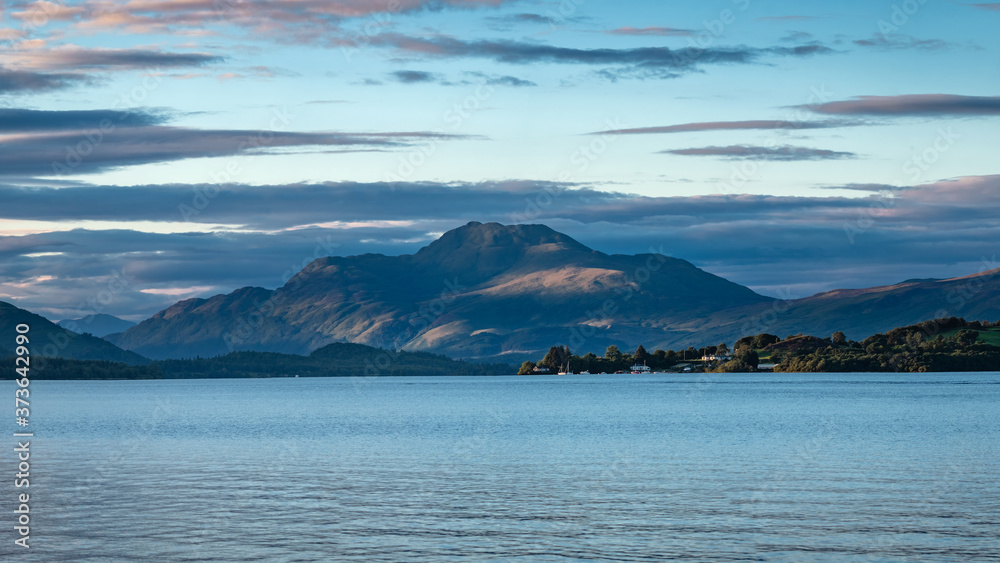 Ben Lomond in the Last Light of the Day.