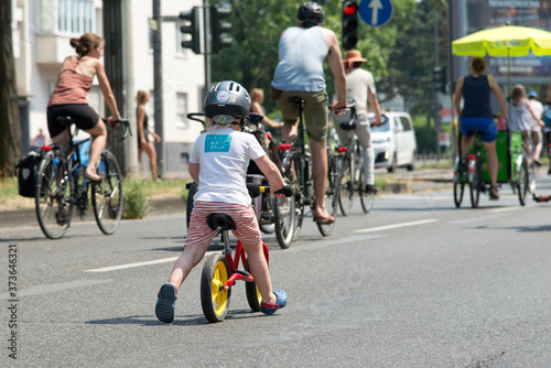 Fahrrad Demo in Köln