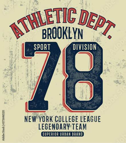 Vintage theme typography for t shirt prints, posters and other uses.