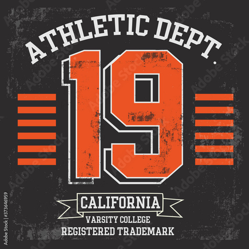 Vintage theme typography for t shirt prints, posters and other uses.