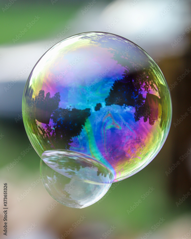 Colorful soap bubble Colorful soap bubble