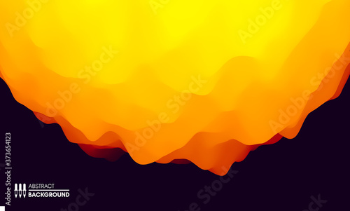 Sun in space. 3d vector illustration. Can be used for banner, flyer, book cover or poster. © Login