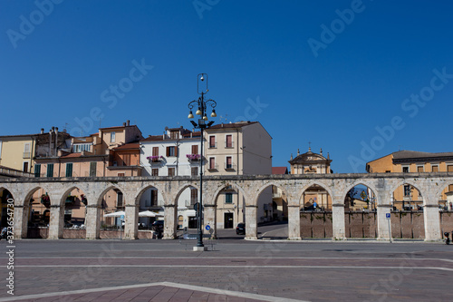 sulmona medieval city historic center italy