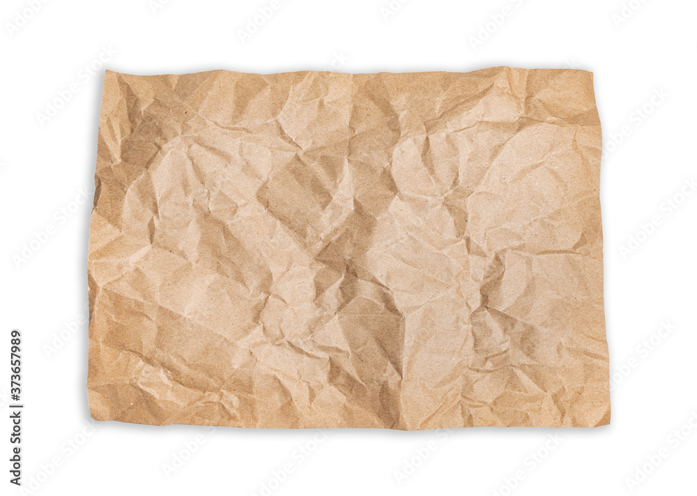 Close up of Recycled brown wrinkle crumpled old with paper page texture rough background. crease grunge parchment pattern vintage design Close up of Recycled brown wrinkle crumpled old with paper page texture rough background. crease grunge parchment pattern vintage design