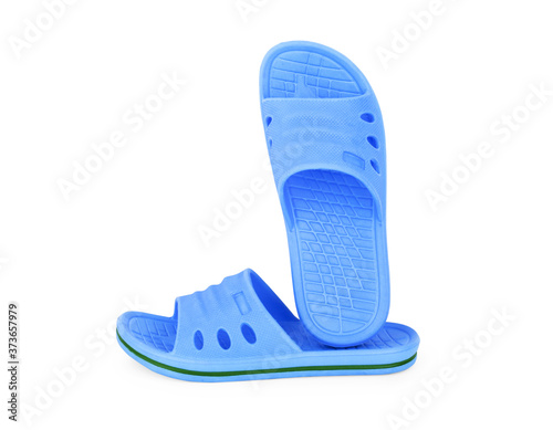 Fotografie house slippers isolated on white background